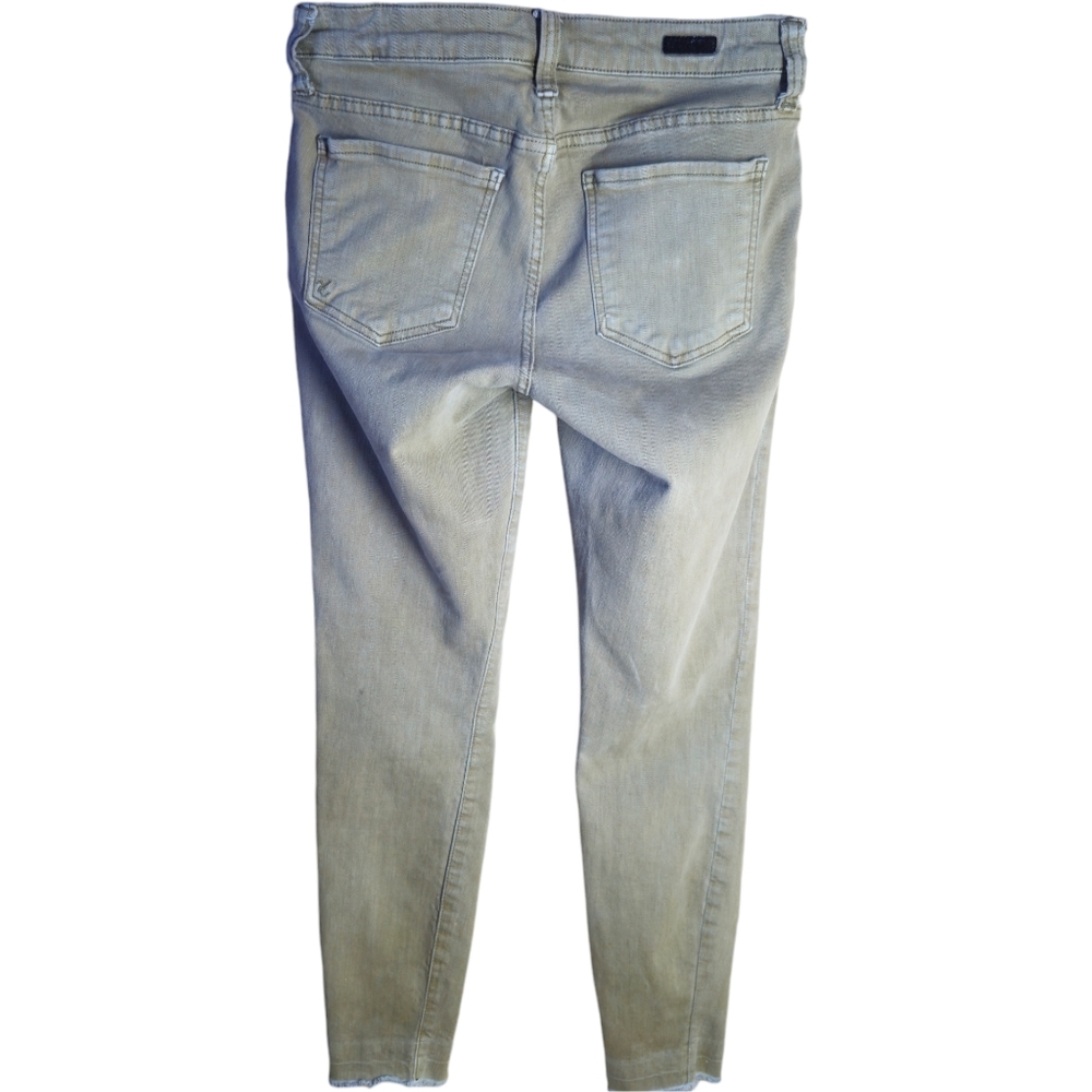 Kut from the Kloth Mid Rise Skinny Sage Green size 4 - Picture 2 of 8